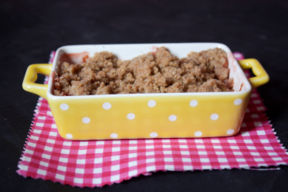 Crumble di pesche di Marco Bianchi