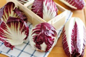 Radicchio con patate al forno