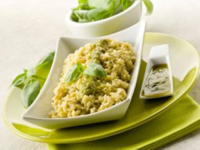 Risotto al pesto genovese