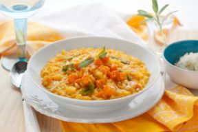 Risotto alla zucca e curry