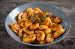 Gnocchi di zucca con cipolla caramellata