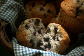 Muffin light ai mirtilli