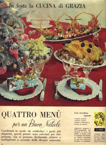 da Grazia 1956 - 1° Menù di Natale