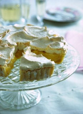 Crostata di crema al limone  (Buonissima, leggera e facile)