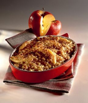 La ricetta del crumble di mele
