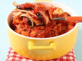 Pesce spada con le melanzane