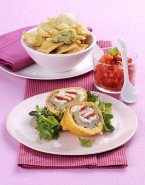 Cuori di carciofi fritti con mozzarella
