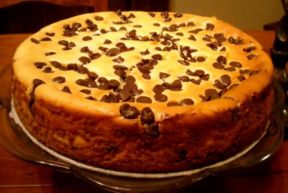 Torta di ricotta con gocce di cioccolato - Ricette di Sardegna