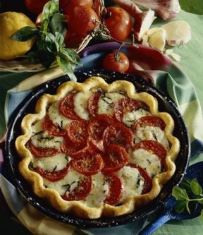 Crostata caprese