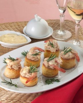 Vol-au-vent alla mousse di gamberi - La ricetta in 5 mosse