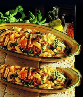 Cavatelli con rucola e zucca