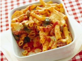 Pasta e patate al forno