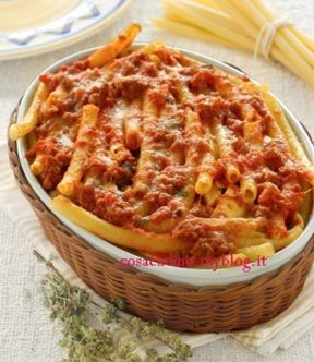 Timballo di ziti al forno