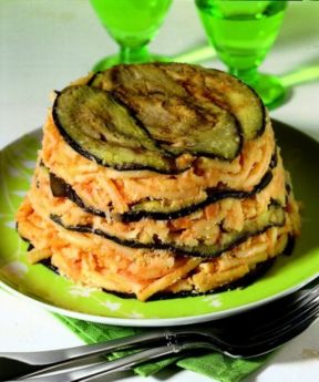 Timballo di pasta alle melanzane