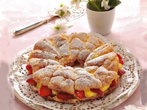 Paris-brest alle fragole