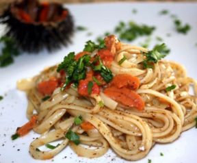 Linguine ai ricci di mare