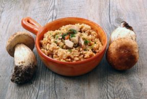 Risotto ai funghi porcini - ricette di Sardegna