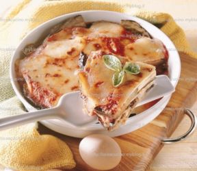 Torta di frittate e melanzane