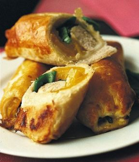 Mini strudel di pollo e peperoni - una vera bontà