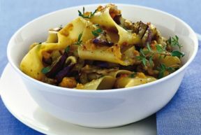 Pappardelle alle melanzane