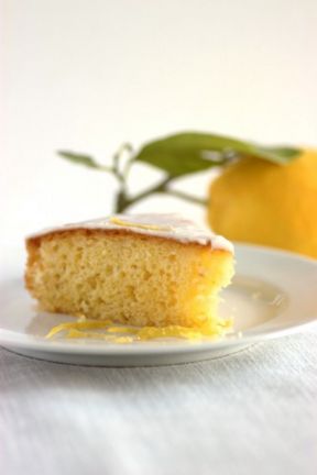 Torta al limone e pistacchi