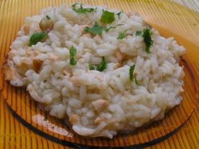 Risotto al salmone
