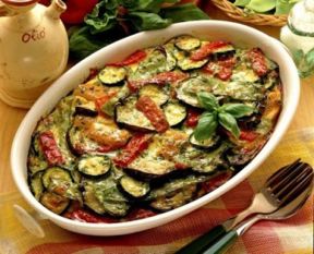 Timballo di verdure estive al forno
