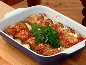 Involtini di melanzane e prosciutto gratinati al forno