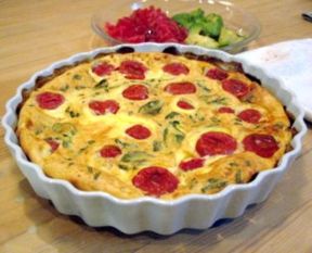 Clafoutis di pomodorini