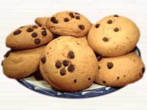 Biscotti con gocce di cioccolato