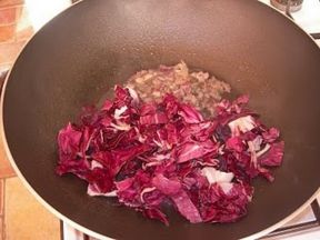 Penne al radicchio