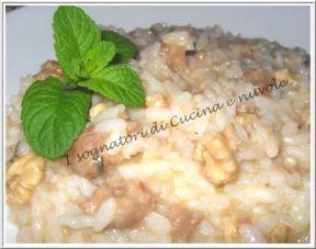 RISOTTO SALSICCIA E NOCI