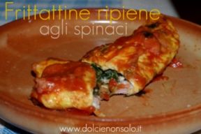 Frittatine ripiene di spinaci