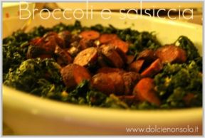 Broccoli e salsiccia