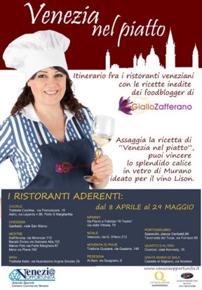 “Nomination” a Venezia nel piatto