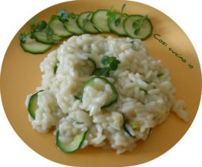Risotto di rombo e zucchine