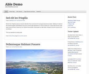 New Themes: Able and Sight