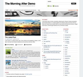 New Theme: The Morning After