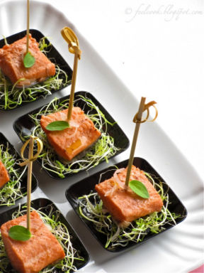 Trota salmonata in carpione di Moscato