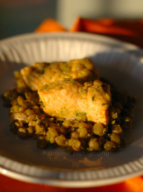 Salmone e Lenticchie