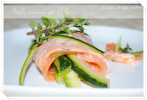 Involtino di salmone con zucchine croccanti [ELY - FREE]