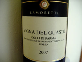 Colli di Parma Rosso Doc Vigna del Guasto, 2007 - Lamoretti Vini