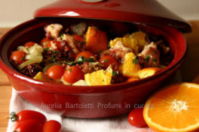 Tajine di polpo all’arancia