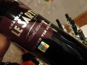 Chateau Le Sartre 2008 AOC Pessac – Leognan