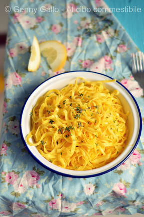 Tagliolini al cedro per una primavera pigra...