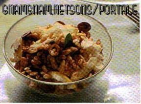 Farro al limone con baccala’ freddo