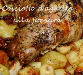 Escoffier: Cosciotto d'agnello alla fornara