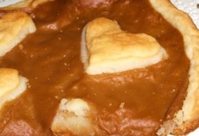 Crostata con crema all'arancia e zucchero di canna