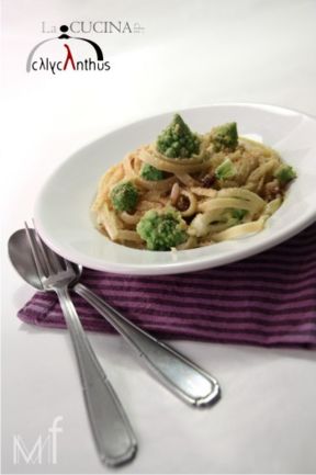 linguine coi broccoli romani arriminati