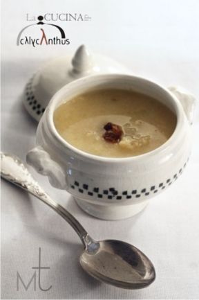 zuppa di merluzzo e cavolfiore